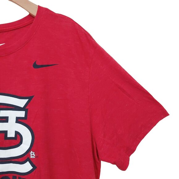 Nike Cooperstown Collection St Louis Cardinals Ozzie Smith T-Shirt Mens XXL Red - Picture 2 of 9
